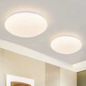 NETTLIFE Deuxième Plafonnier LED Salon - 16,5 cm, 4000 K, 5 W, Blanc Neutre, Couloir, Chambre Enfant