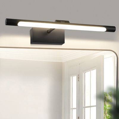 NETTLIFE Lampe à miroir LED salle de bain 6W blanc neutre 4000K pinçable Applique murale chrome