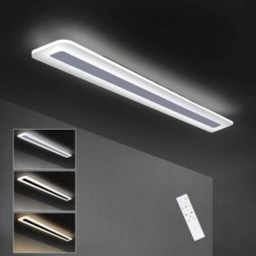 NETTLIFE LED plafonnier panneau dimmable avec télécommande 40W 100CM