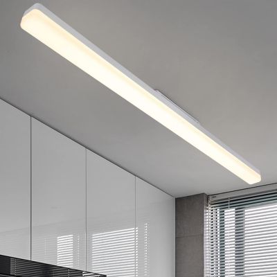 NETTLIFE Plafonnier LED blanc 4000K 36W 90CM lampe de lumière du jour : lampe pour salon chambre salle à manger balcon couloir