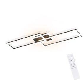 NETTLIFE plafonnier LED dimmable design moderne 56W noir