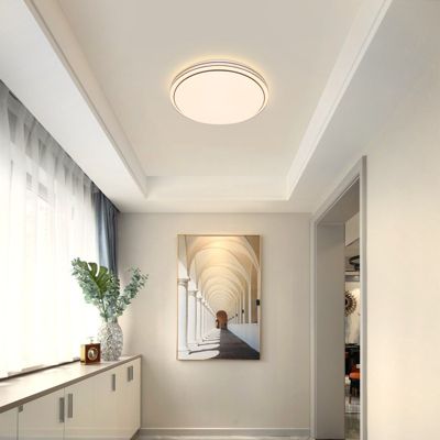 NETTLIFE Plafonnier LED Moderne Rond 27cm Ciel Étoilé Intensité Variable avec Télécommande Lampe de  23W pour Cuisine Couloir