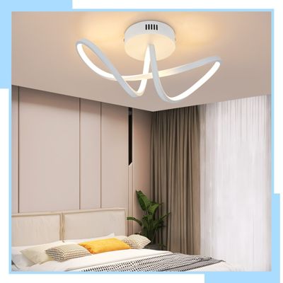 WayLuoung Plafonnier LED Bois | 90*65cm 3000-6000K 100W | Lampe Rectangulaire En Bois Naturel Lueur 360°, Chambre À Coucher Salon Chambre D'Enfant Cuisine Salle (Intensité Variable Avec Télécommande