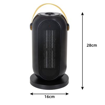 Nettlife Radiateur soufflant 1200W, silencieux, économe, PTC céramique, avec protection anti-surchauffe, transportable