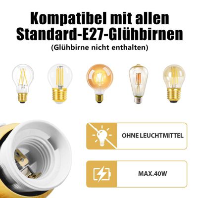 NETTLIFE Spot de plafond vintage noir E27 orientable lampe de couloir rétro métal industriel orientable