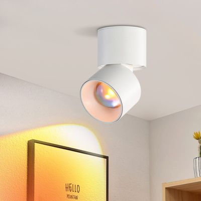 NETTLIFE Spot LED Lampe Coucher de Soleil Pivotant Chambre Moderne Intérieur pour Salon Escalier Chambre d'Enfant Couloir