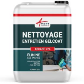 NETTOYAGE ENTRETIEN GELCOAT- Nettoyant coques polyester  - 20 L - ARCANE INDUSTRIES