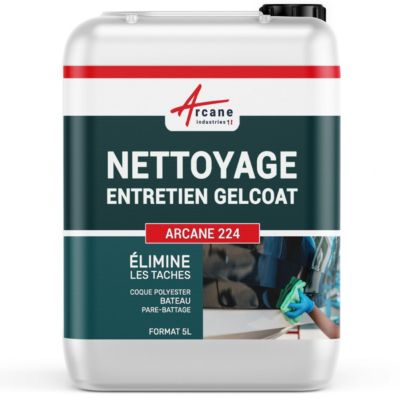 NETTOYAGE ENTRETIEN GELCOAT- Nettoyant coques polyester  - 5 L - ARCANE INDUSTRIES