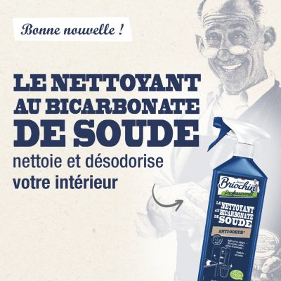 Nettoyant au bicarbonate de soude Ecocert 750ml Briochin professionnel
