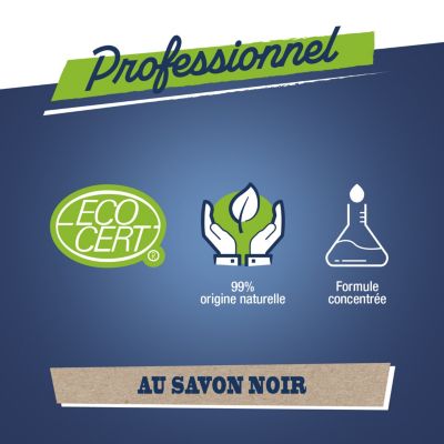 Nettoyant carrelage au savon noir Ecocert Jacques Briochin Professionnel