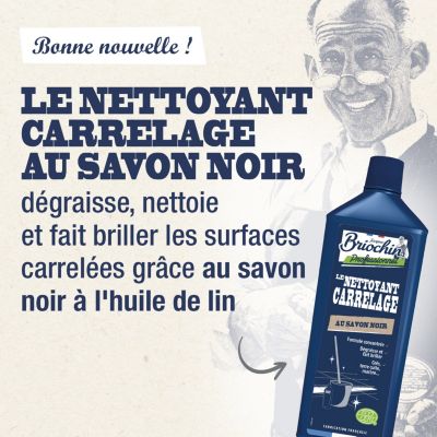 Nettoyant carrelage au savon noir Ecocert Jacques Briochin Professionnel