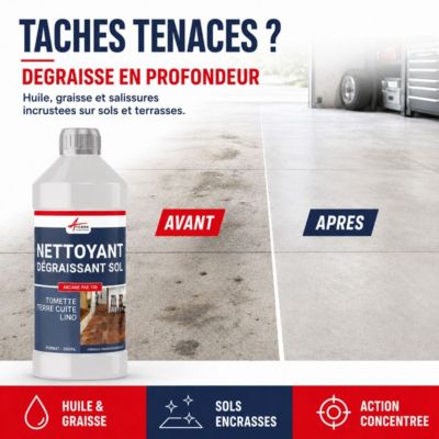 NETTOYANT DÉGRAISSANT SOL : Carrelage, Tomette, Lino et PVC  - 20 L - ARCANE INDUSTRIES