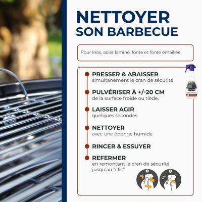 Nettoyant dégraissant plancha & barbecue 500ml