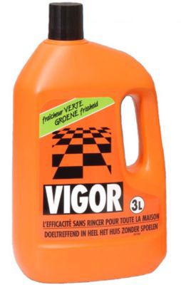 VIGOR Nettoyant sol ultra dégraissant fraîcheur orange 1,3l pas cher 