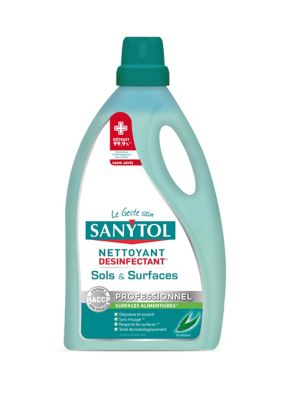 Sanytol - 33631220 - Désinfectant Nettoyant Sols - 1 L - Lot de 2