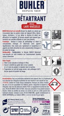 Nettoyant détartrant lave-vaisselle Buhler 200g