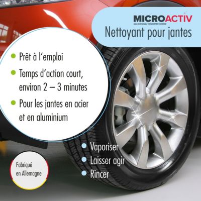 Nettoyant Jantes Microactiv - Prêt À L'emploi En Bouteille De 1 L x 3
