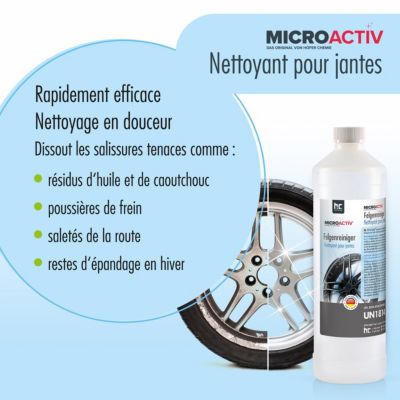 Nettoyant Jantes Microactiv - Prêt À L'emploi En Bouteille De 1 L x 3