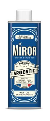 Miror Argentil - Nettoyant Pour Argenterie, Chrome, Alu, Acier - Neuf
