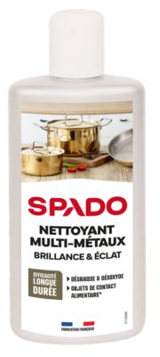 Nettoyant multi-métaux contact alimentaire Spado 250ml