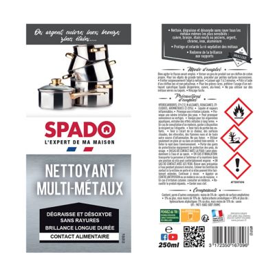 Nettoyant Vitres Et Multi-surfaces SPADO – Sans Traces, Séchage Rapide – 5L Fabriqué En France