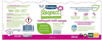 Nettoyant multi-usage Starwax Respect Tropical 500ml