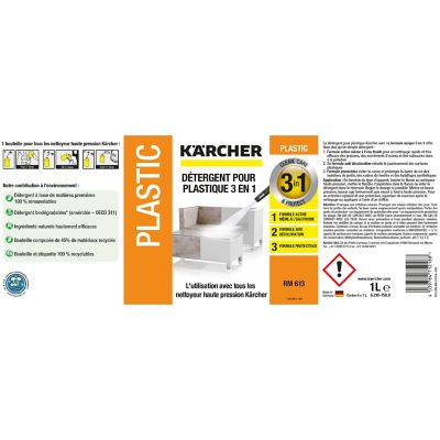 Nettoyant plastique 3-en-1 Karcher pour surfaces délicates