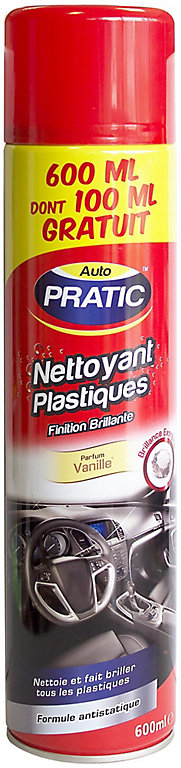 Nettoyant plastique 500 ml + 100 ml gratuit