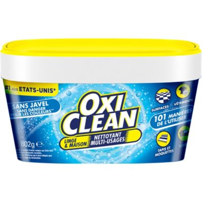 Nettoyant poudre multi-usages linge & maison OxiClean 802g