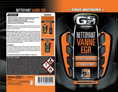 Nettoyant pour vanne EGR GS27 400 ml