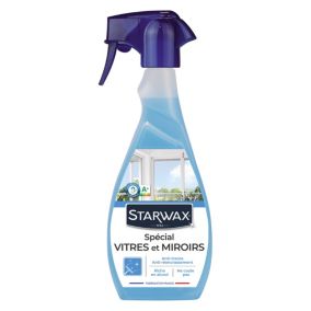 Nettoyant pulvérisateur spécial vitres et miroirs à l'alcool Starwax 0,5L