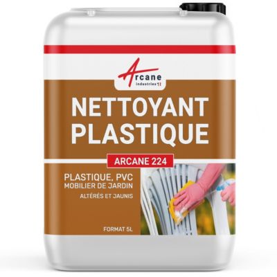 NETTOYANT RÉNOVATEUR PLASTIQUE  - 5 L - ARCANE INDUSTRIES