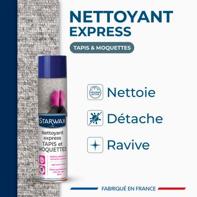 Nettoyant raviveur express tapis et moquettes Starwax 600ml