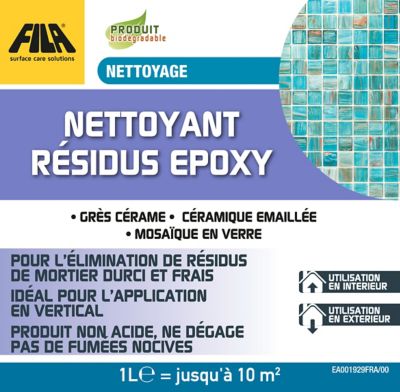 Nettoyant résidus époxy Fila 1L intérieur et extérieur