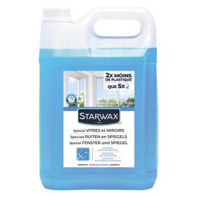 Nettoyant spécial vitres anti-traces à l'alcool Starwax 5L