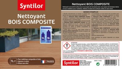 Nettoyant terrasses bois composite Syntilor 1L