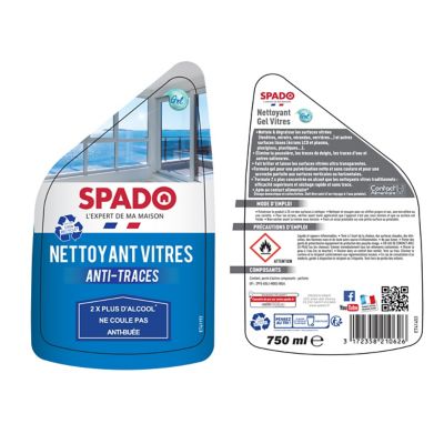 Nettoyant vitres gel anti-traces Spado 750 ml