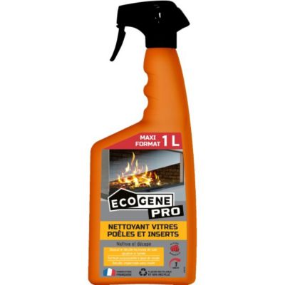 Nettoyant vitres poêles et inserts ECOGENE PRO maxi format 1L