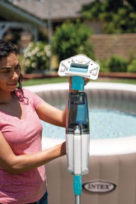 Nettoyeur à batterie ZR100 pour piscines hors sol et spas Intex 10W 4V L.2,8m