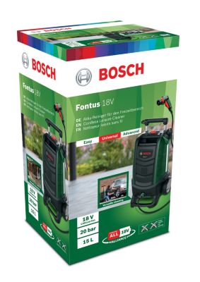 Nettoyeur basse-pression sans fil sur batterie 18V Bosch Fontus (vendu sans batterie )