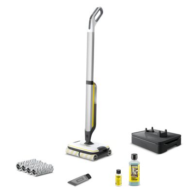 Nettoyeur de sols sans fil Karcher FC7 Cordless Plus Stone - Autonomie 45 min- 500 tr/min- Rouleaux spécial carrelage