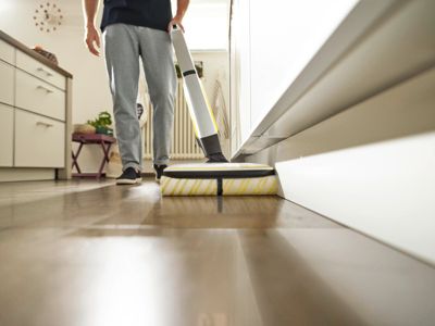 Nettoyeur de sols sans fil Karcher FC7 Cordless Plus Stone - Autonomie 45 min- 500 tr/min- Rouleaux spécial carrelage