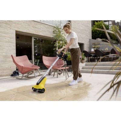 Nettoyeur de terrasse sans fil PCL 3-18, rouleaux rotatifs, application d'eau intégrée