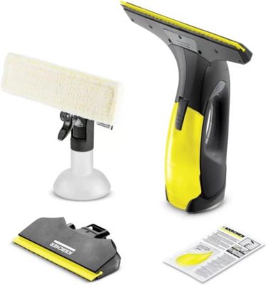 Nettoyeur de Vitres sans fil avec Autonomie 35 Min Affichage LED et Kit complet neuf