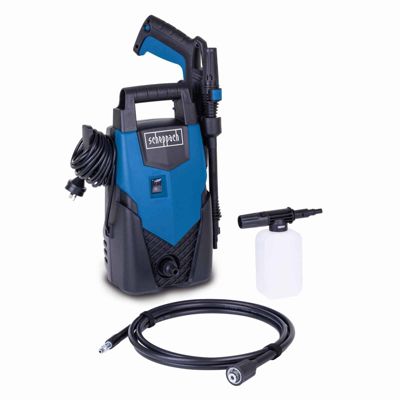 Nettoyeur Haute Pression HCE1400 Scheppach - 1400 W - pression max 110 bar - débit max 408 L/h - 88 dB