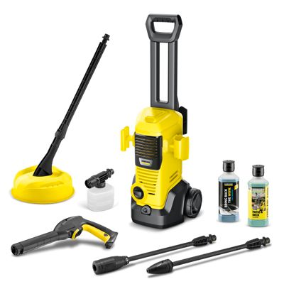 Nettoyeur haute pression Karcher K3 FJ Home - Pression 120 bar- Débit 380 l/h- Buse à jet plat- Kit Home inclus
