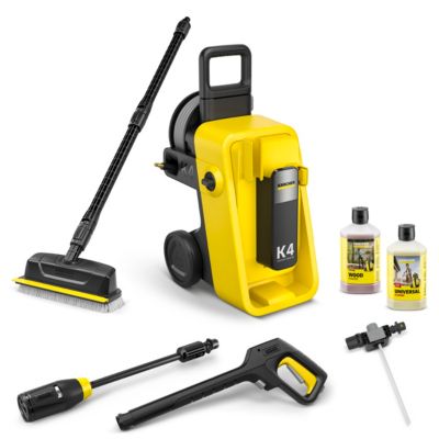 Nettoyeur haute pression KARCHER K4 Comfort Premium Veranda - 130 bars - 420L/h - brosse terrasse