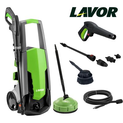 Nettoyeur Haute Pression Lavor PREDATOR 180 DIGIT - 180 Bar - 2500W - Système Numérique Et Accessoires Inclus