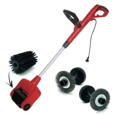 Nettoyeur Électrique Terrasse & Sol Maxibrush - 3 Brosses - Anti Mauvaises Herbes