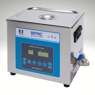 Nettoyeur Ultrasons Professionnel - cuve 10 L - Turbo + Sweep - 240W - BPAC